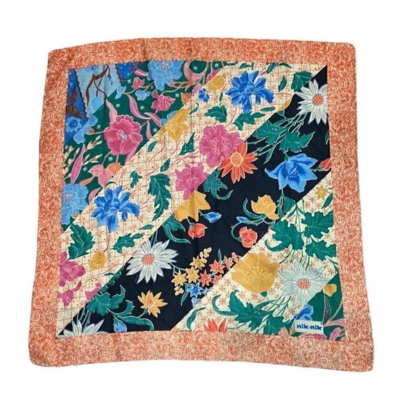 Vintage Nik Nik Floral Scarf - Picture 1 of 13